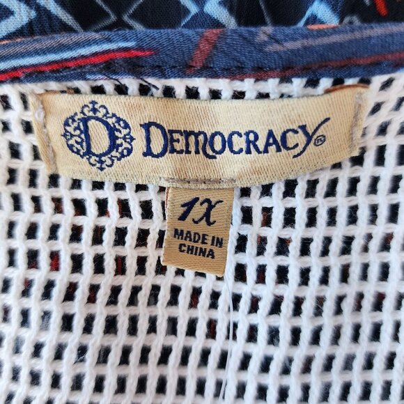 NWT Democracy Boho Western Tassel Tank Top Womens 1X - Picture 6 of 12